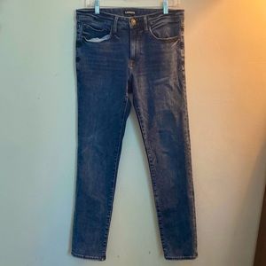 Express Jeans, Size 30/32, Slim Fit, Blue Denim, Used Like New